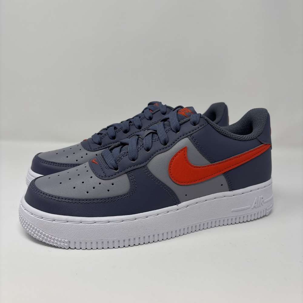 Air Force 1 (GS), Sz4.5Y, Cement Grey/Team Orange, CT3839-008